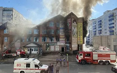 Три родные сестры погибли при пожаре в торговом центре Стерлитамака