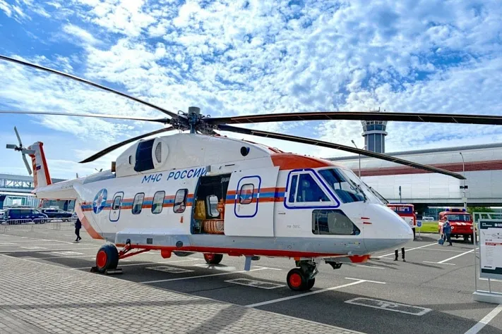 Арктический вертолёт впервые показали на выставке в Казани