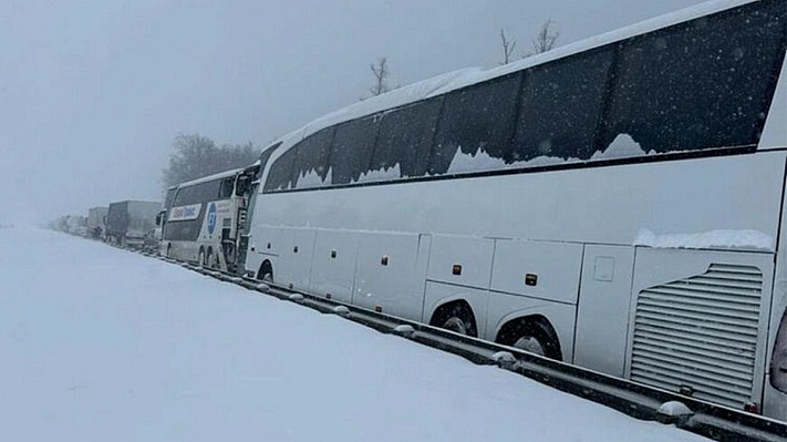 В Москве и Подмосковье пробки и аварии
