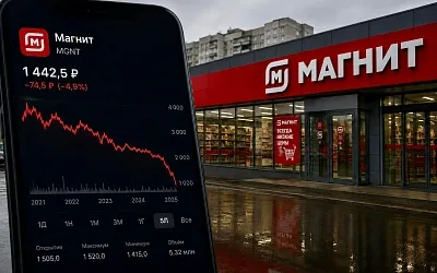 Акции «Магнита» обновили минимум за 17 лет