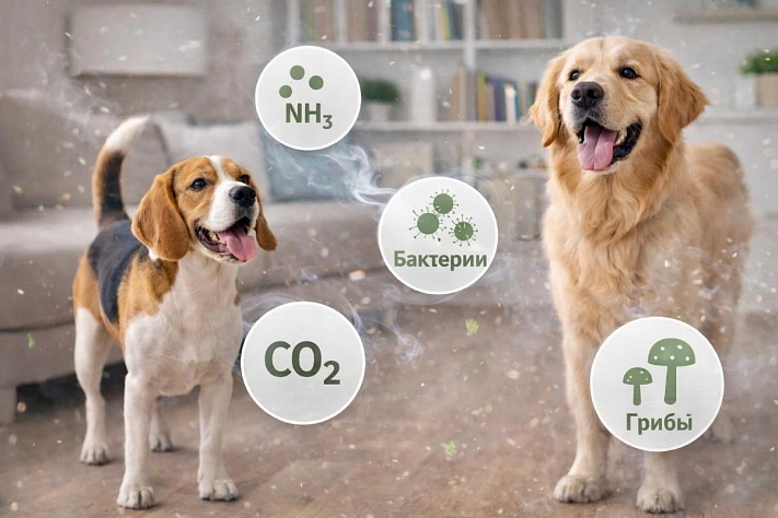 Как большие и маленькие собаки меняют воздух в доме