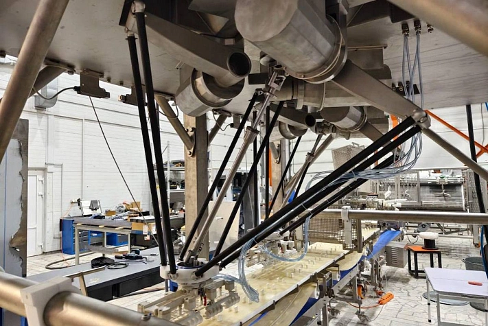 В России собрали первый роботизированный укладчик сосисок