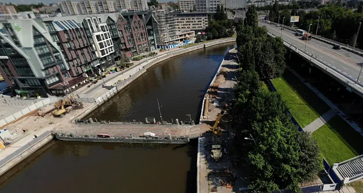 В Калининграде сорвали срок строительства Философского моста