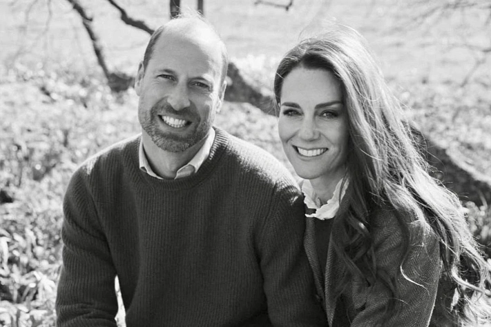 Принц и принцесса Уэльские показали валентинку без слов