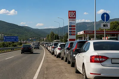 Геленджик остался без бензина на АЗС