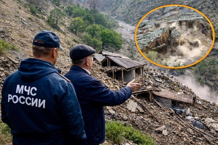 Оползни в Дагестане повредили сотни домов и привели к эвакуации