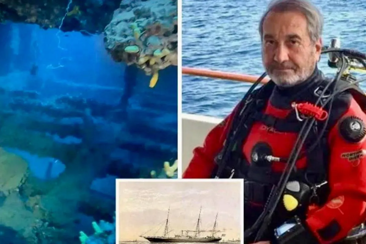 Спустя 156 лет найдено затонувшее британское судно Cleub: что обнаружил водолаз?