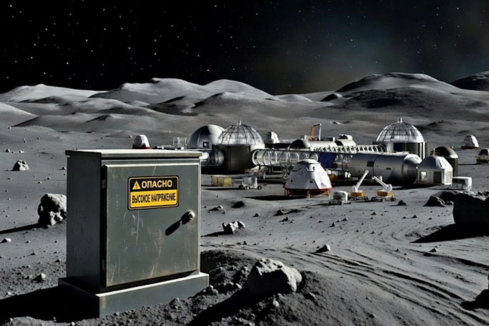 Роскосмос планирует построить электростанцию на Луне
