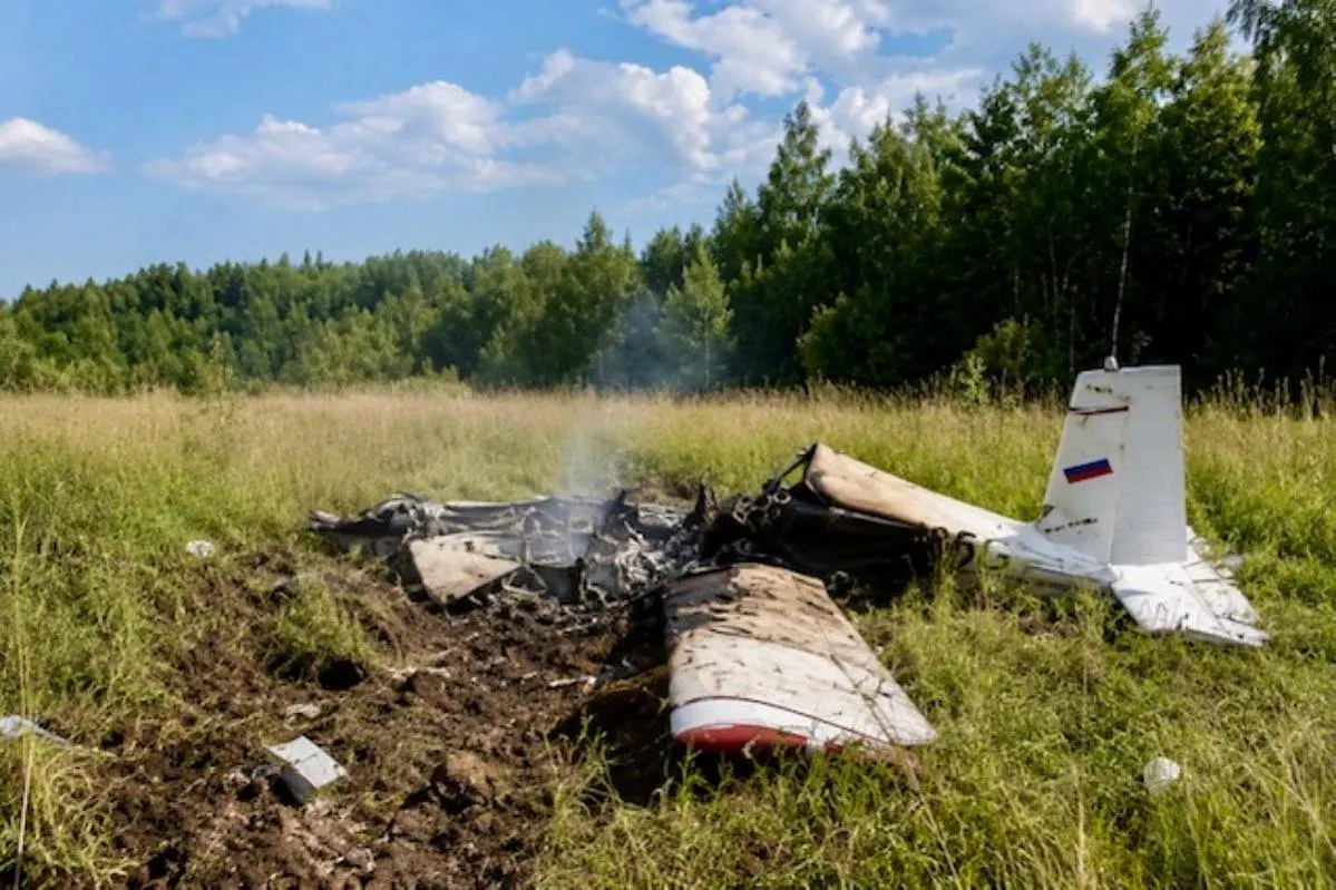 В Подмосковье разбился легкомоторный самолёт Zlin-Z42