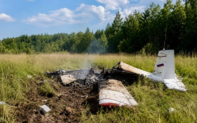 В Подмосковье разбился легкомоторный самолёт Zlin-Z42