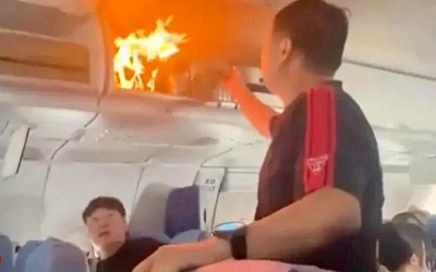 На рейсе Air China вспыхнула батарея, самолёт экстренно сел в Шанхае
