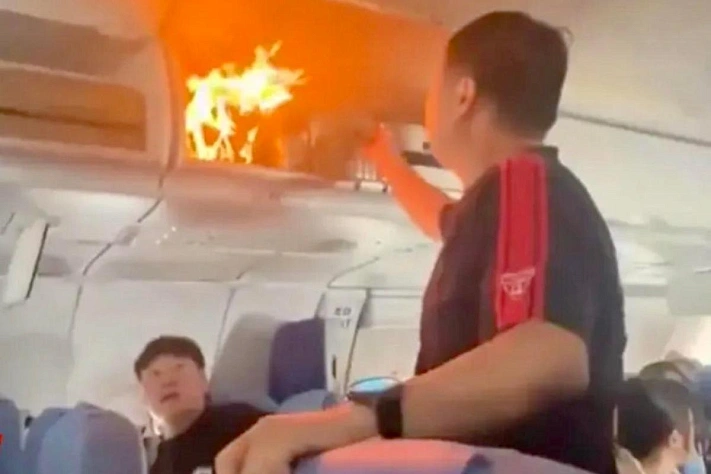 На рейсе Air China вспыхнула батарея, самолёт экстренно сел в Шанхае