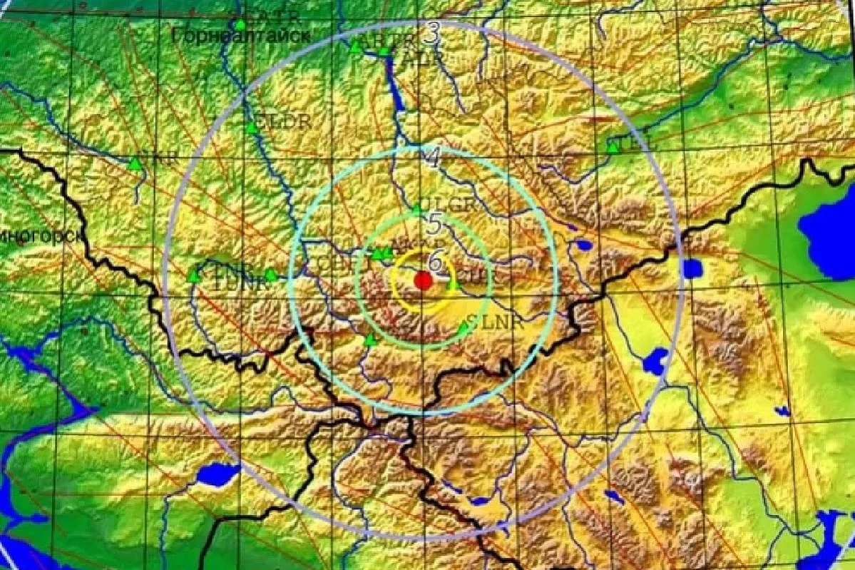 Семибалльное землетрясение произошло в Горном Алтае