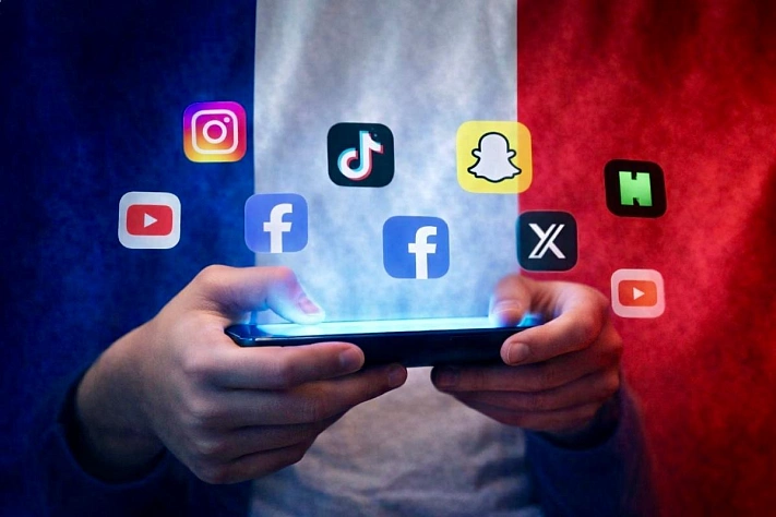 Франция обсуждает запрет соцсетей для детей младше 15 лет