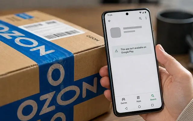 Приложения Ozon исчезли из Google Play