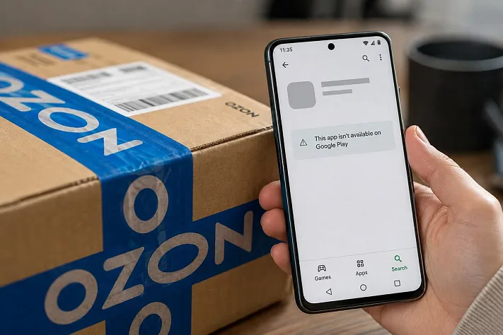 Приложения Ozon исчезли из Google Play
