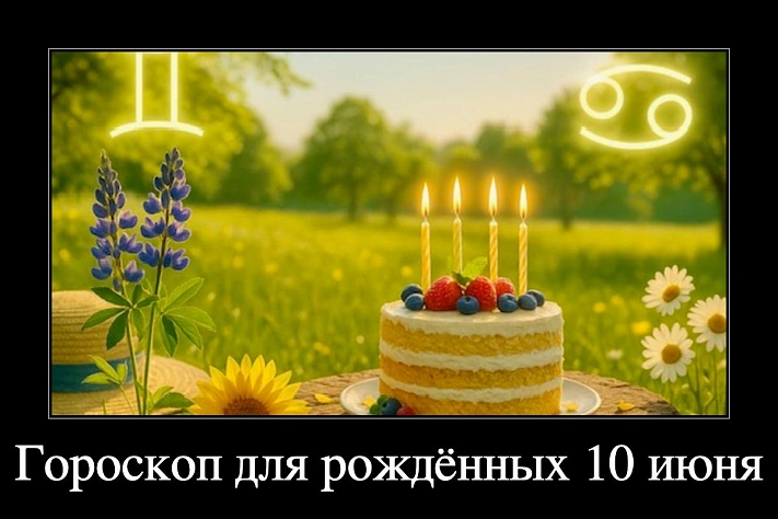 Гороскоп для рождённых 10 июня