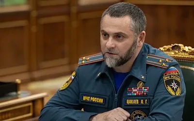 Министра МЧС Чечни жёстко задержали в Дагестане