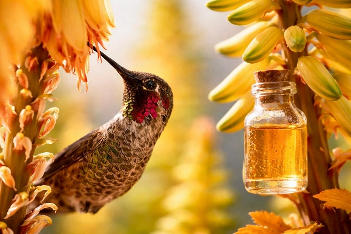 Учёные нашли алкоголь в нектаре, который пьют колибри