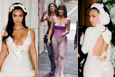 ким кардашьян играет в снежную королеву после бьянки цензори