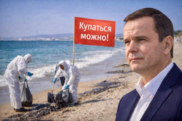 Кондратьев пообещал открыть пляжи Кубани после выброса мазута