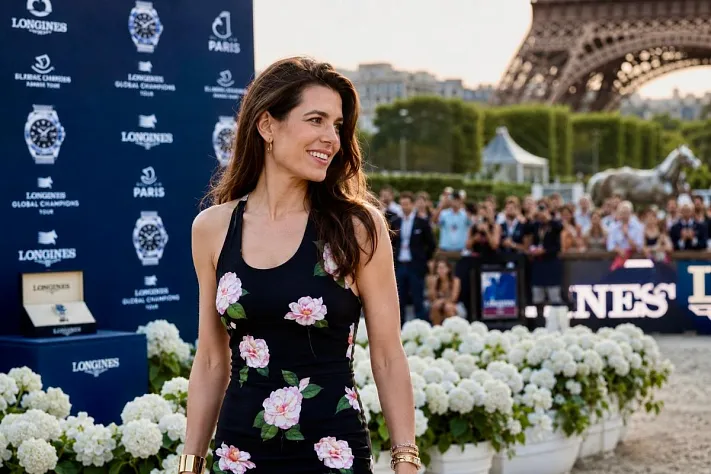 Шарлотта Казираги вышла к Longines