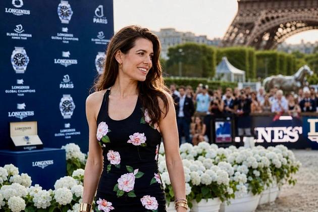 Шарлотта Казираги вышла к Longines