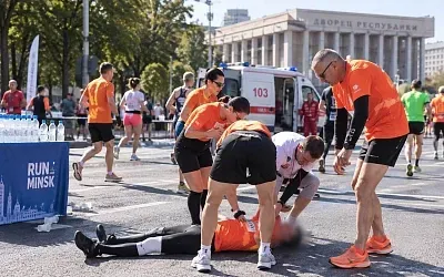 На Минском полумарафоне умер 50-летний бегун