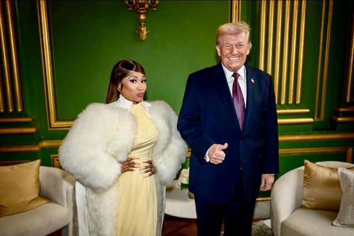 Ники Минаж назвала себя фанатом президента США