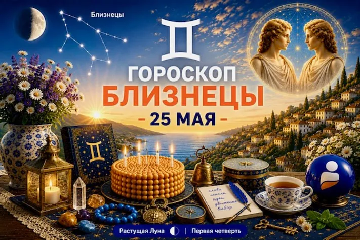 Гороскоп для рождённых 25 мая — воздух, который учится выбирать