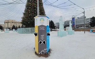 В центре Улан-Удэ установили обогреватели для рук