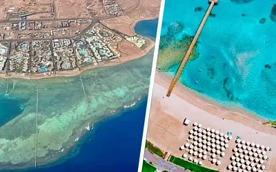 Туристы в Хургаде напуганы: вода в Красном море ушла на 200 метров