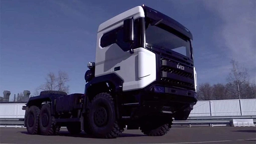 В России представили новы грузовик «БАЗ»