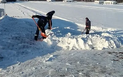 Уборка снега как фитнес