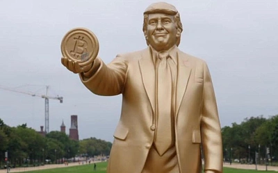 Золото у Капитолия: зачем поставили Трампа?