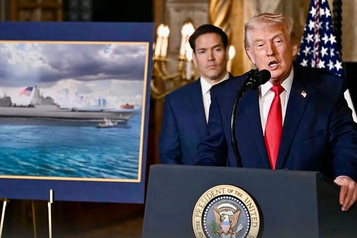 Трамп представил план «Золотого флота» и «кораблей класса Трамп»