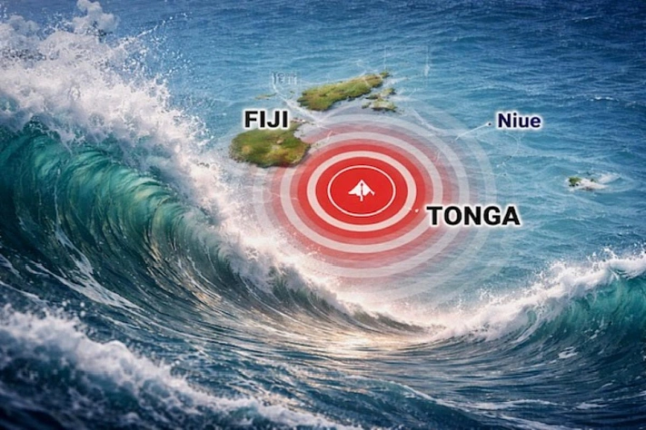 Землетрясение магнитудой 6,2 произошло у берегов Фиджи