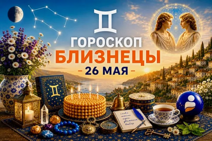 Гороскоп для рождённых 26 мая — воздух, который выбирает свой ритм