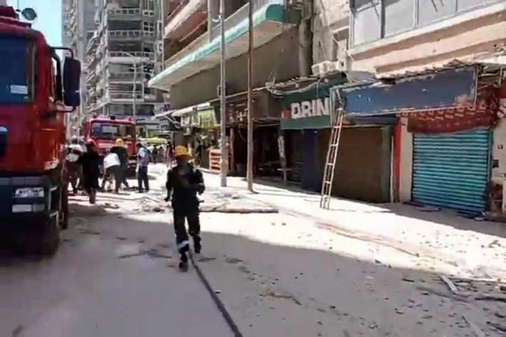 В Александрии обрушился многоэтажный дом