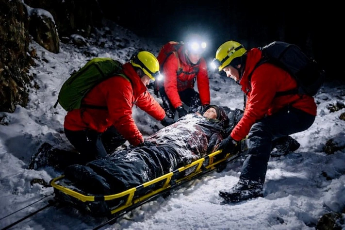 Туристку из Китая эвакуировали с высоты 3500 метров в горах Алматы