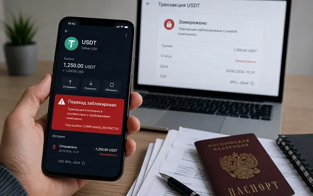Фрадков предупредил о риске блокировки USDT для россиян