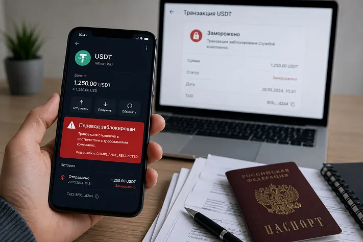 Фрадков предупредил о риске блокировки USDT для россиян