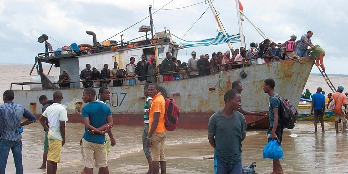 В Мозамбике 91 человек погиб после крушения судна
