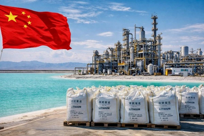 Китай запустил первую в мире промышленную линию по извлечению лития из солёных озёр