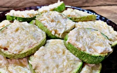 Жареные кабачки с сыром и чесноком — идеальная летняя закуска