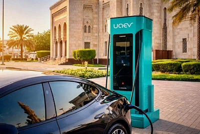 в дубае начнут ставить зарядки для электромобилей у мечетей