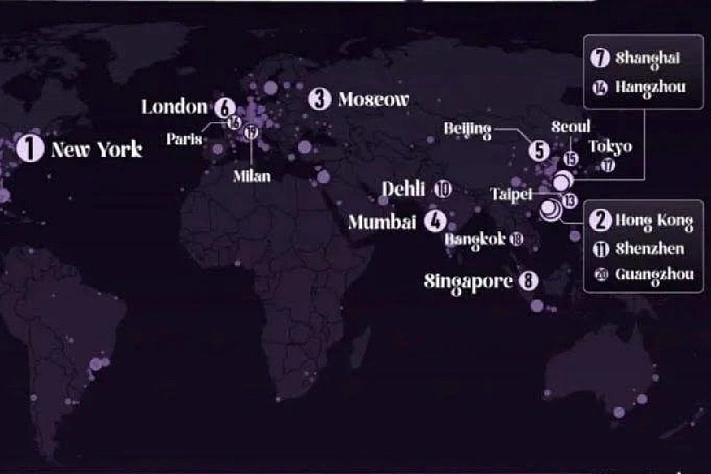 Столица России попала топ городов по числу толстосумов