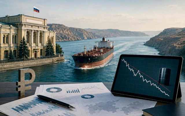Ставка ЦБ попала между нефтью и рублём