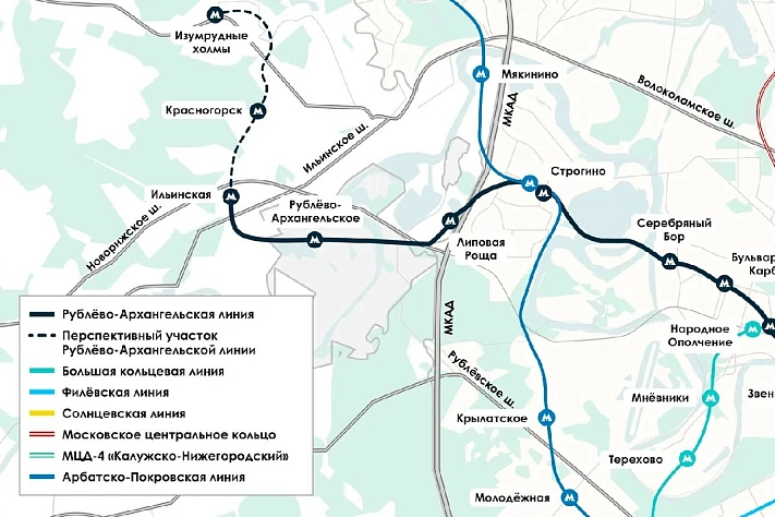 Началась проходка тоннеля Рублёво-Архангельской линии метро