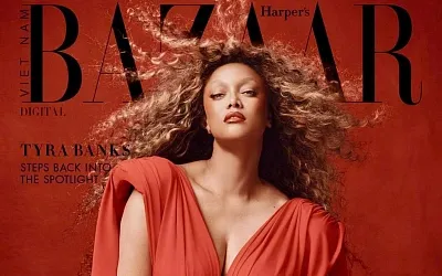 51-летняя Тайра Бэнкс вернулась на обложку Harper’s Bazaar